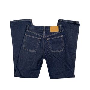 High rise bootleg dark wash jeans from Calvin Klein